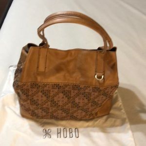 HOBO Extra Large Tote Bag Leather & Fabric